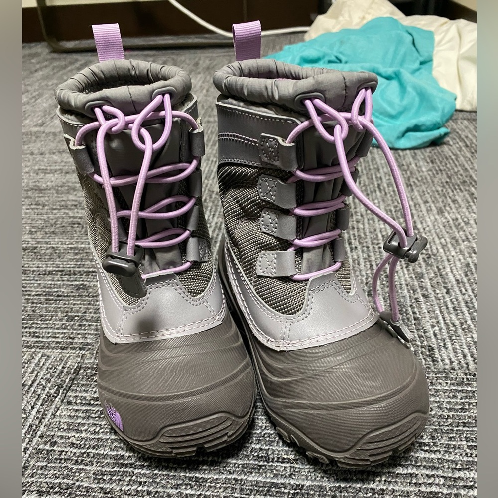 Waterproof North Face Girls Snow Boots